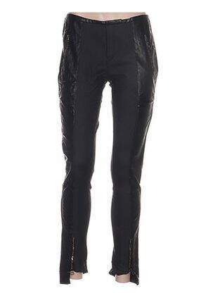 Pantalon slim taille normale taille normale noir ANNE TURTAUT femme