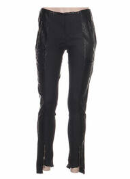 Pantalon slim taille normale taille normale noir ANNE TURTAUT femme