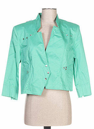 Veste casual epaulette vert QUATTRO femme