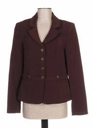 Veste casual epaulette marron QUATTRO femme