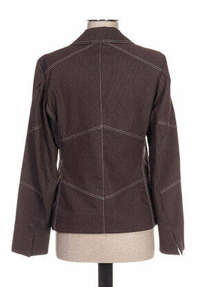 Veste casual epaulette marron QUATTRO femme