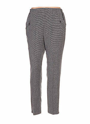 Pantalon droit taille élastique gris QUATTRO femme