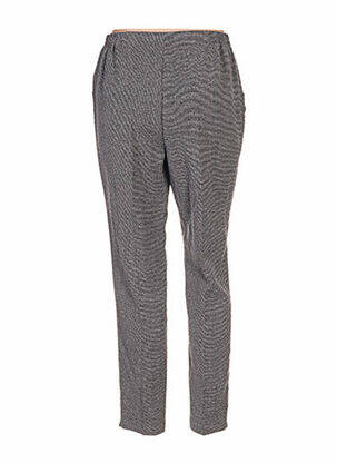 Pantalon droit taille élastique gris QUATTRO femme