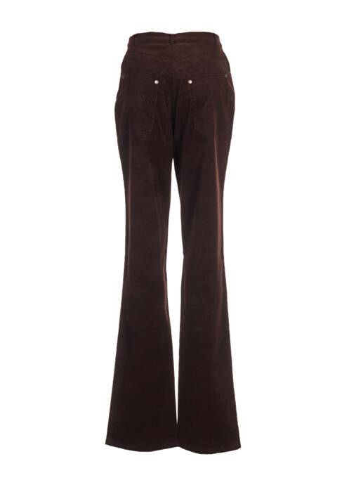 Pantalon droit marron QUATTRO pour femme
