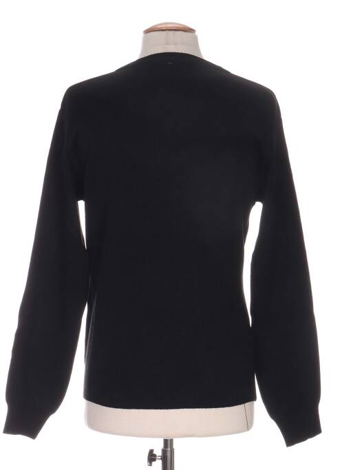 Pull col v manches longues noir PARTNER'S homme