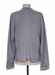 Gilet manches longues gris SANDWICH pour femme seconde vue