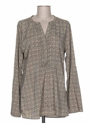 Blouse col v beige REDSOUL femme