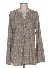 Blouse col v beige REDSOUL femme