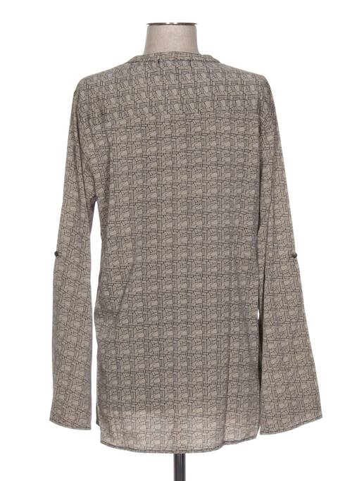 Blouse col v beige REDSOUL femme