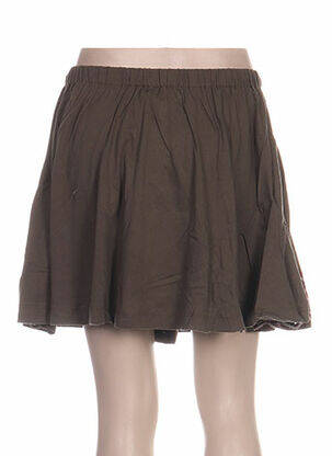 Jupe courte coupe évasée vert REDSOUL femme