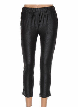 Pantalon droit taille élastique noir CHARLIE JOE femme