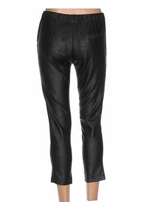 Pantalon droit taille élastique noir CHARLIE JOE femme