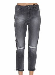 Jeans coupe slim taille basse taille basse gris MARYLEY femme