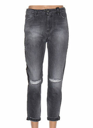 Jeans coupe slim taille basse taille basse gris MARYLEY femme