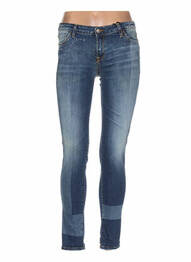 Jeans skinny taille basse taille basse bleu MARYLEY femme