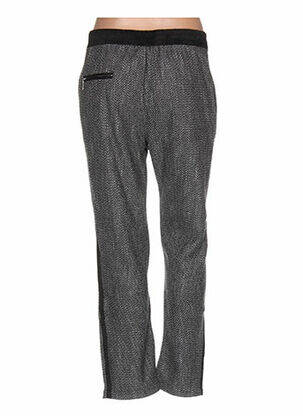 Pantalon droit taille élastique noir REDSOUL femme