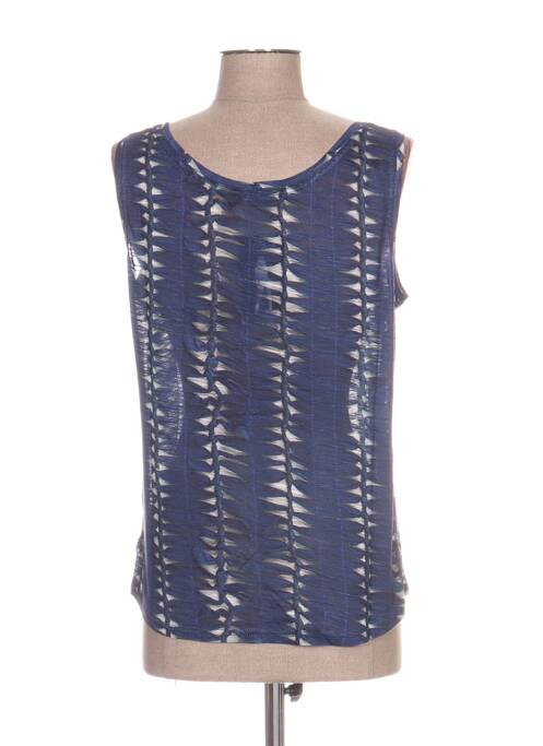 Débardeur bleu CHRISTIAN MARRY pour femme