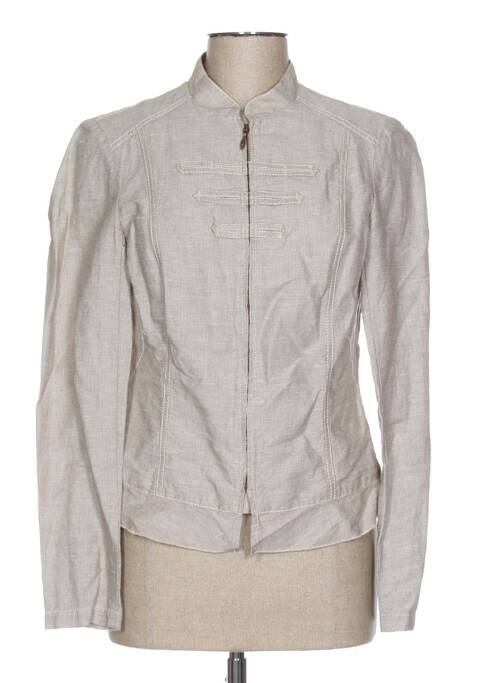 Veste casual gris MAE MAHE pour femme