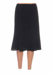 Jupe mi-longue noir GEVANA pour femme seconde vue