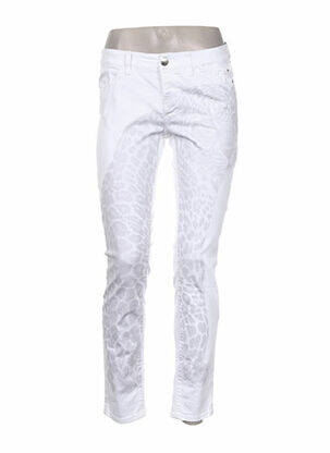 Pantalon slim taille basse taille basse blanc MARC CAIN femme