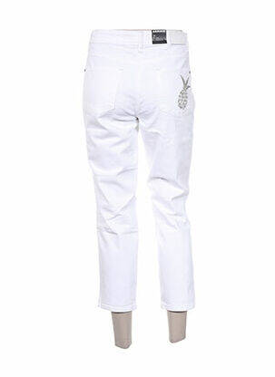 Pantacourt taille normale taille normale blanc CAMBIO femme