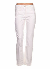 Pantalon droit blanc GELCO pour femme seconde vue