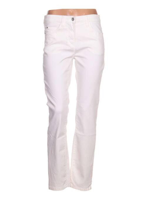Pantalon droit blanc GELCO pour femme