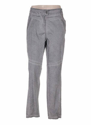 Pantalon droit gris DECA pour femme