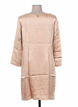 Robe courte sans manche sans manche beige MINE DE RIEN femme