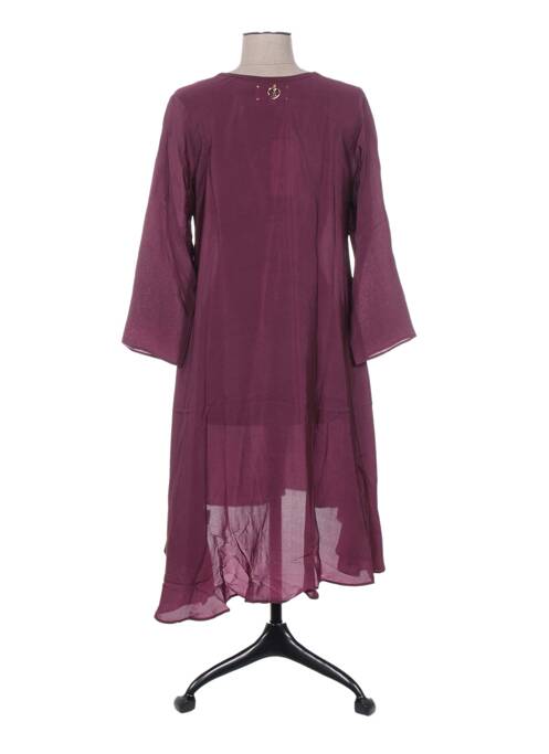 Robe mi-longue violet MINE DE RIEN pour femme