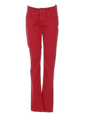 Pantalon slim rouge SALSA pour femme