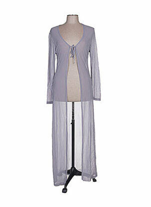 Gilet manches longues coupe cintrée gris COLLOSEUM femme