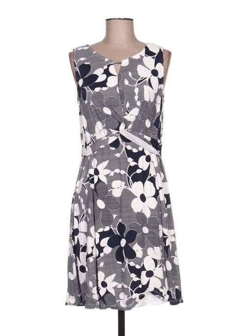 Robe mi-longue bleu BREAL pour femme