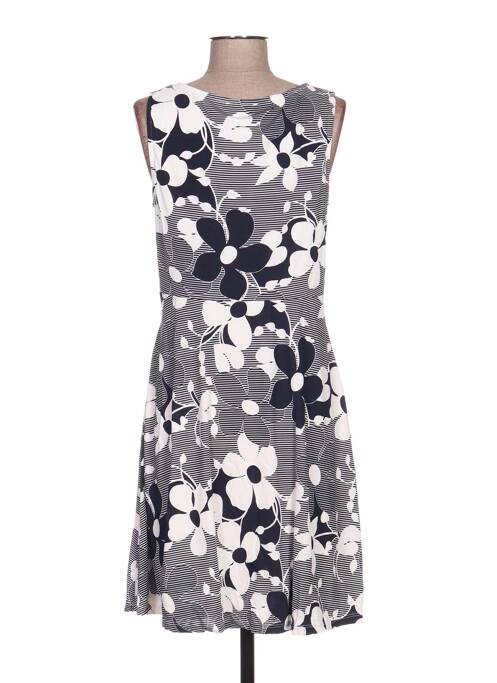 Robe mi-longue bleu BREAL pour femme