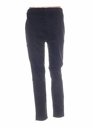 Pantalon droit stretch noir MIAMODA femme