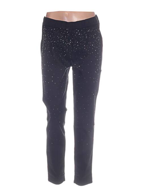 Pantalon droit stretch noir MIAMODA femme