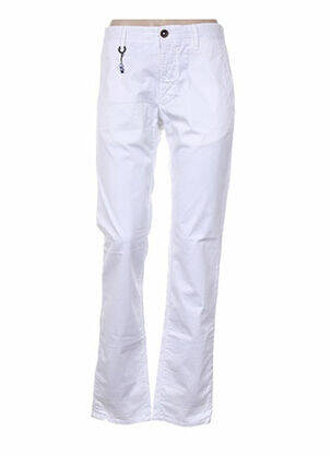 Pantalon droit blanc INCOTEX pour femme