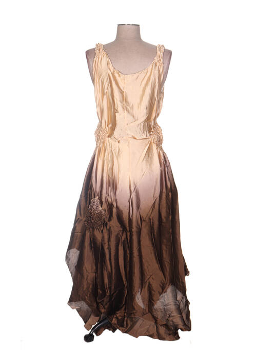 Robe longue marron SERENA KAY pour femme
