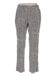 Pantalon 7/8 taille haute taille haute beige LA MARTINA femme