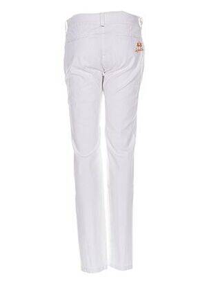 Pantalon 7/8 stretch taille basse blanc LA MARTINA femme