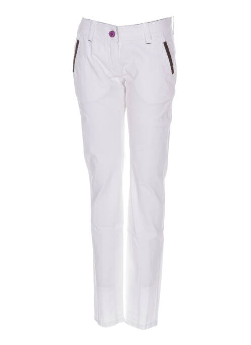 Pantalon 7/8 blanc LA MARTINA pour femme