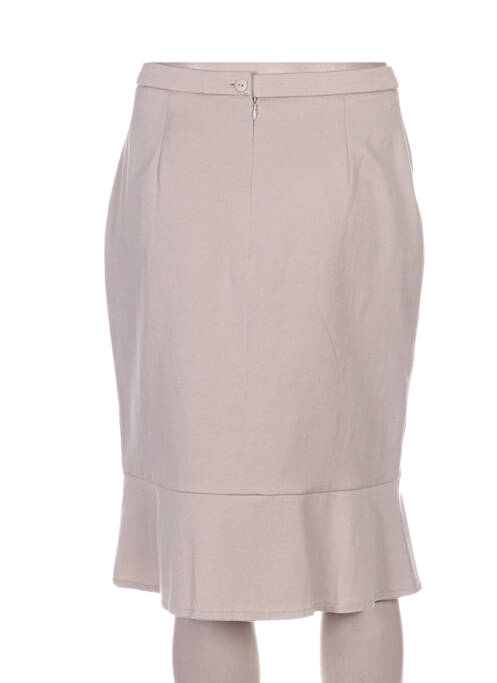 Jupe mi-longue beige PAUPORTÉ pour femme