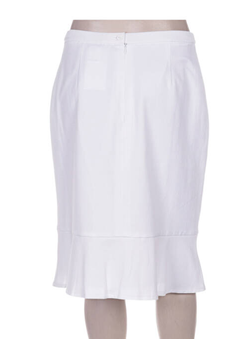 Jupe mi-longue blanc PAUPORTÉ pour femme