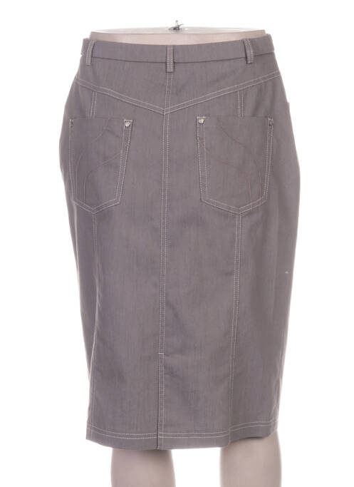 Jupe mi-longue gris PAUPORTÉ pour femme