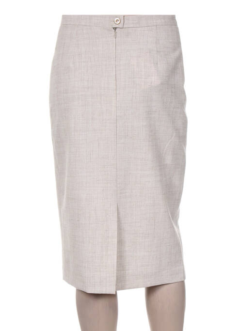 Jupe mi-longue beige WEINBERG pour femme