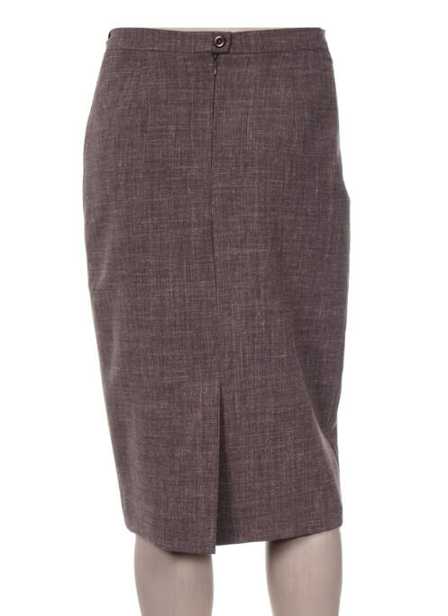 Jupe mi-longue marron WEINBERG pour femme