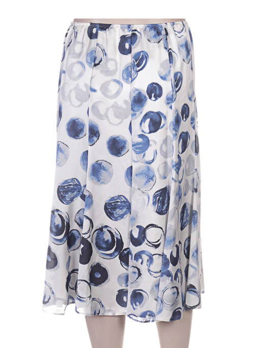 Jupe mi-longue bleu WEINBERG pour femme