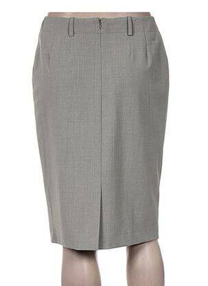 Jupe mi-longue coupe droite beige WEINBERG femme
