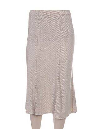 Jupe mi-longue beige WEINBERG femme