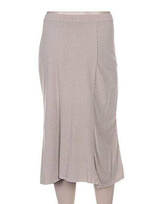 Jupe mi-longue beige WEINBERG femme